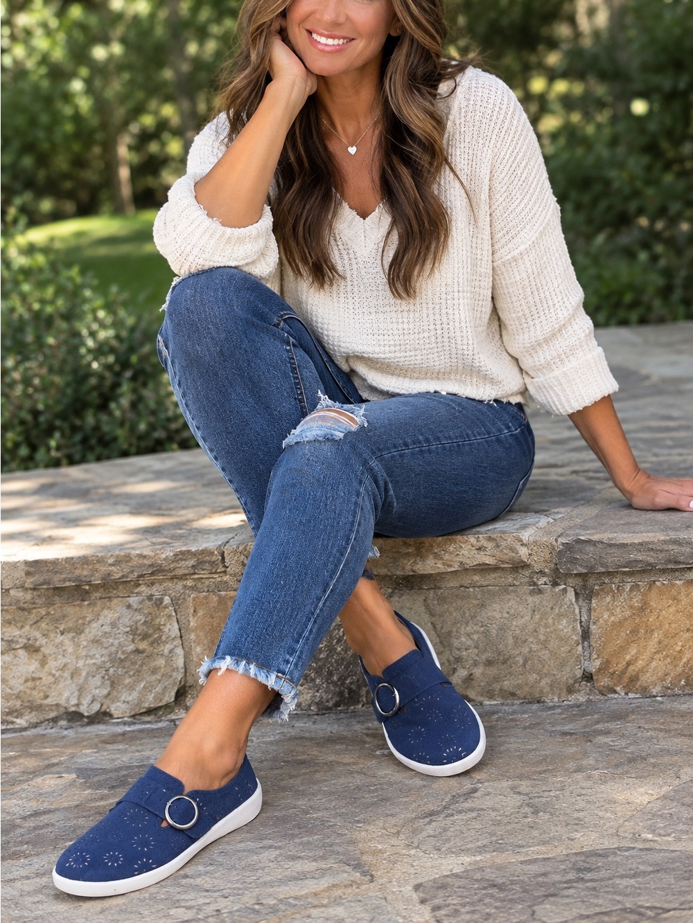 Revitalign Orthotic Suede Mules New #86